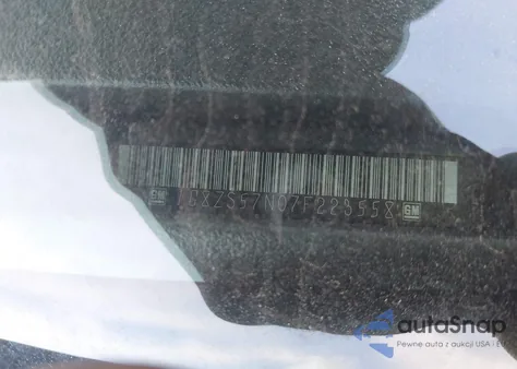 2007 Saturn Aura Xe z USA, uszkodzony, nr VIN 1G8ZS57N07F223558